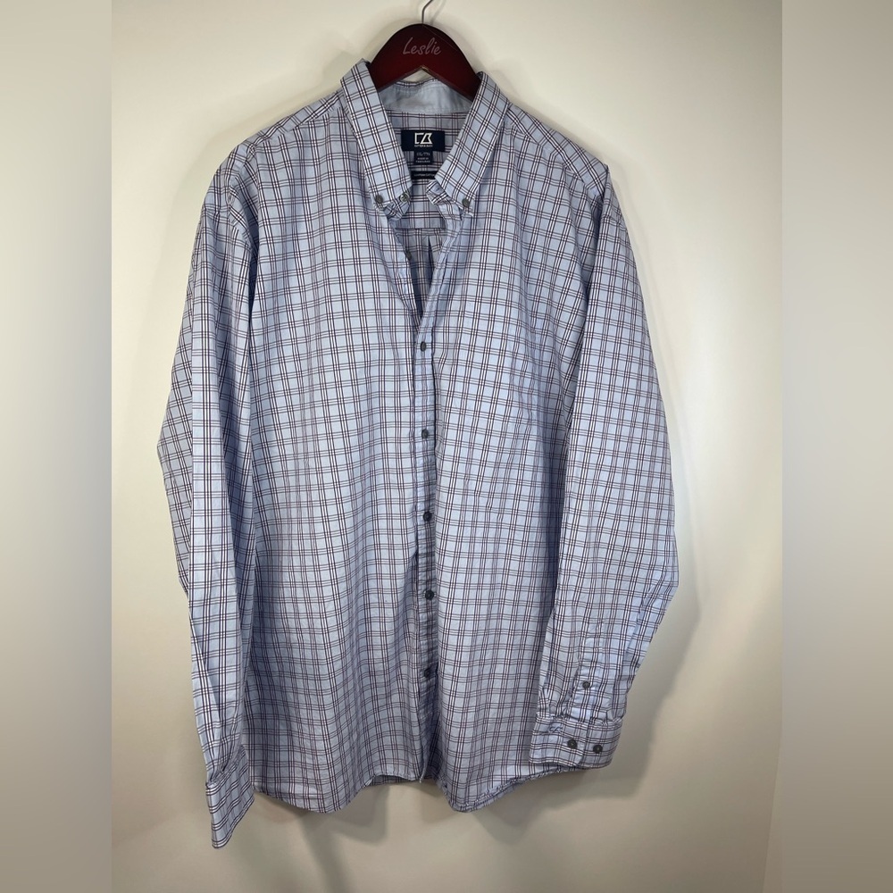 Cutter & buck‎ long sleeve button up dress shirt.